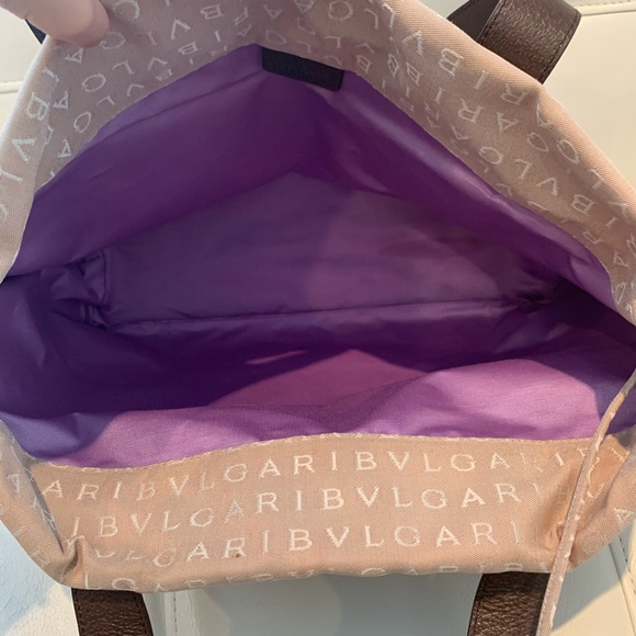 BVLGARI CANVAS TOTE BAG - Picture 7 of 11